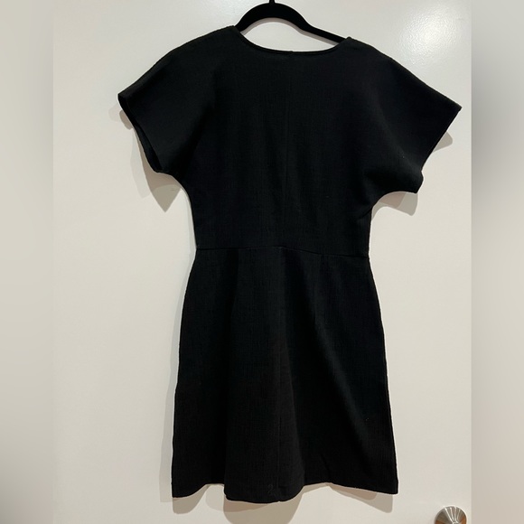 Madewell Cross-Front Flutter-Sleeve Mini Dress - Picture 5 of 6